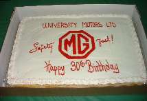 UML 30th birthday cake