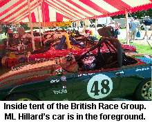 British Race Group tent