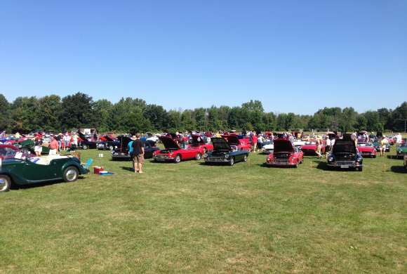 Show cars at UML Summer Party