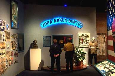 Zora Arkus Dunton dispaly at Corvette museum