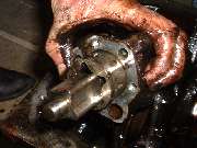 MG oil pump disassembled