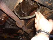 Wiring harness burned on exhaust pipe