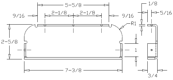 Bottom panel for map pocket