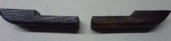 MGA Coupe Front trim roll wood ends