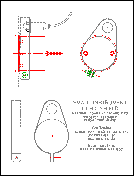 lamp shield assembly