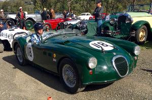 Jaguar twin cam engine in MGA