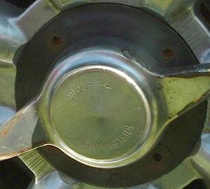 Twin Cam wheel adapter, closeup